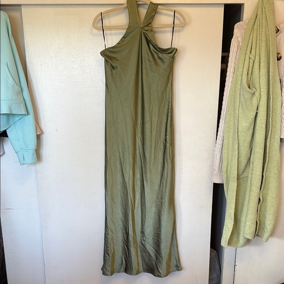 Green Halter Dress Princess Polly - Picture 1 of 4